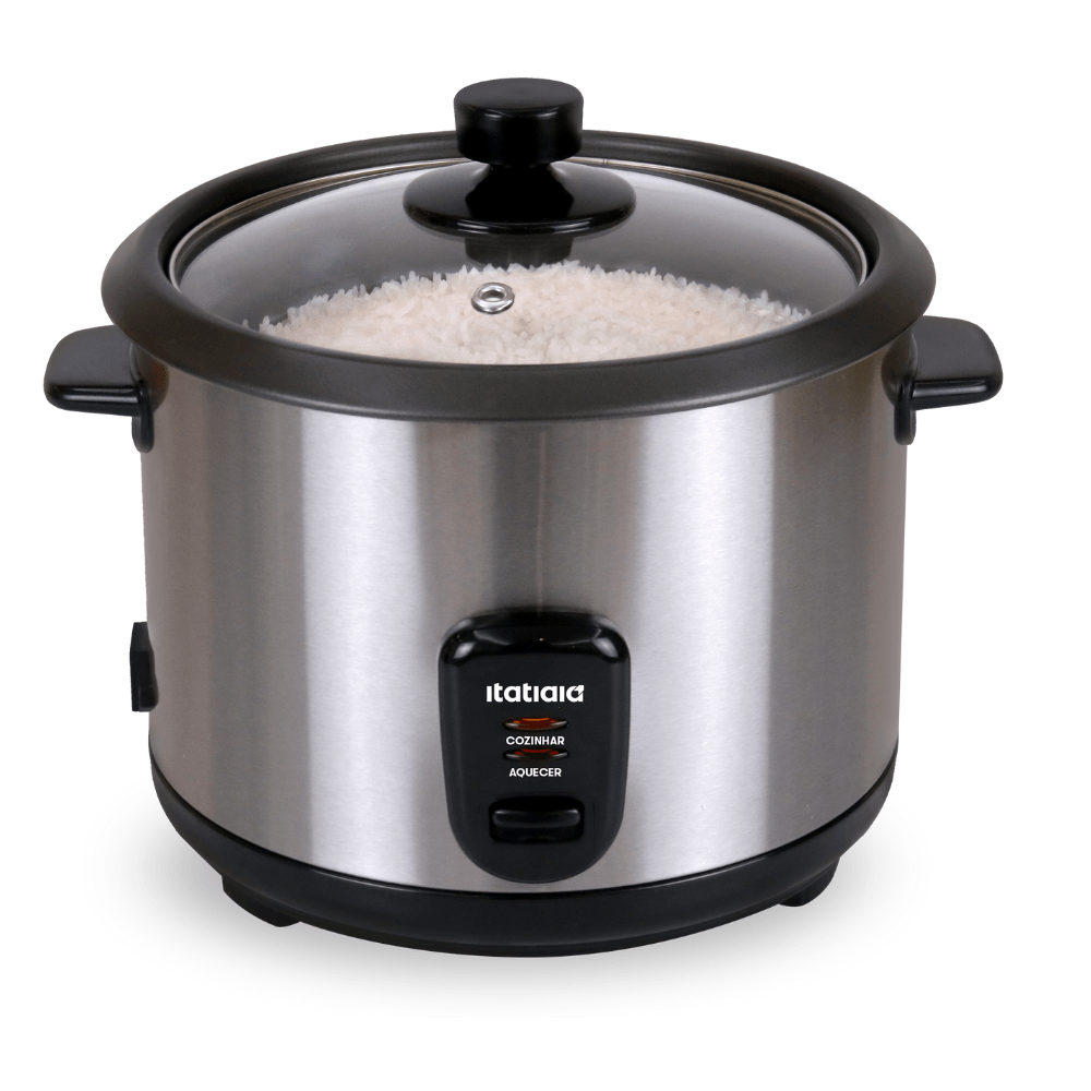 Panela de Arroz Elétrica Midi Itatiaia 10 Xícaras 1,8L 127V 700W Inox